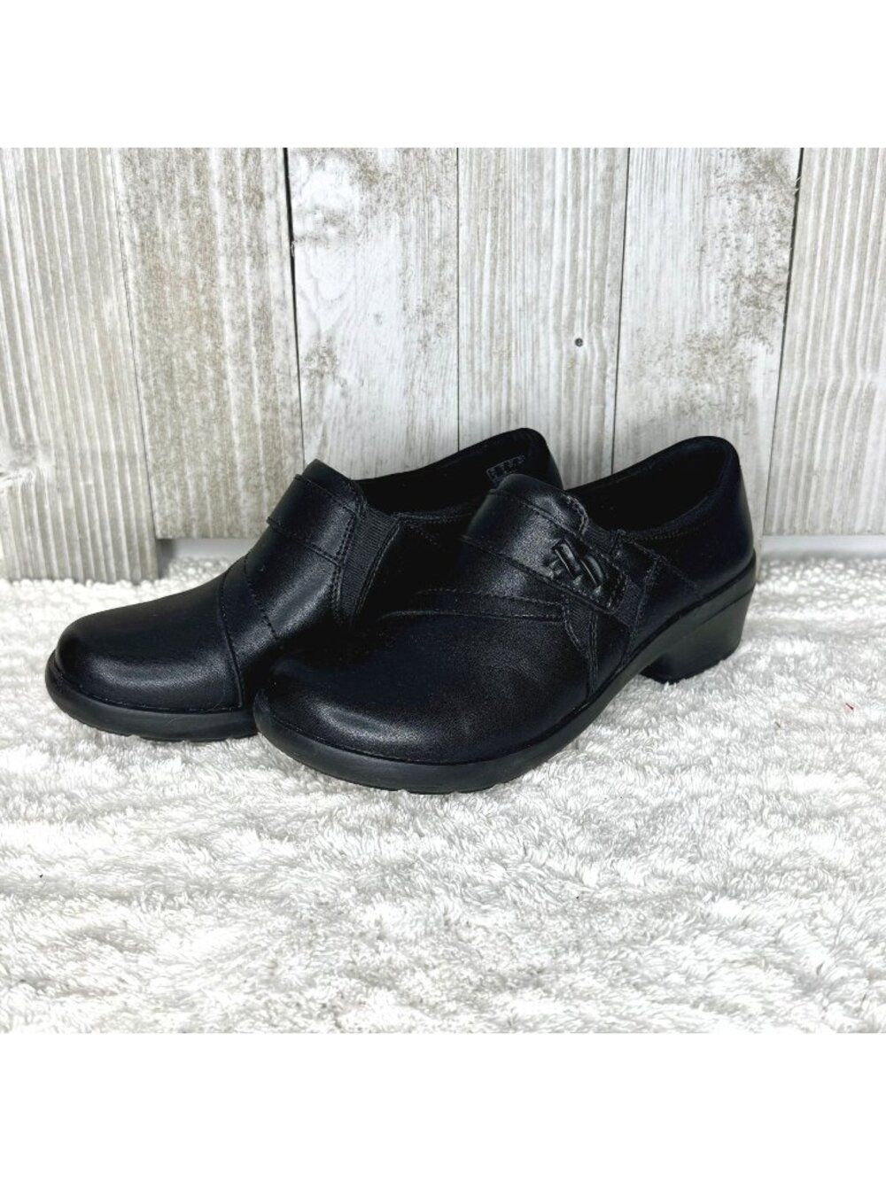 Clarks Collection Black Loafers Clarks Angie Pearl Size 7 M